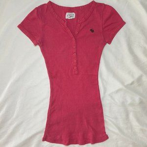Y2k Abercrombie Henley Top